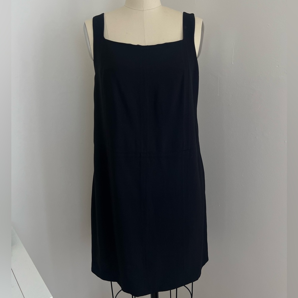 The Row black Sleeveless Sheath Mini Dress